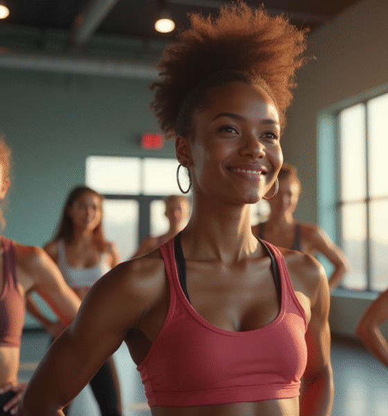 Groupe de femmes diverses en séance de fitness en salle